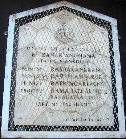 plaque commémorative