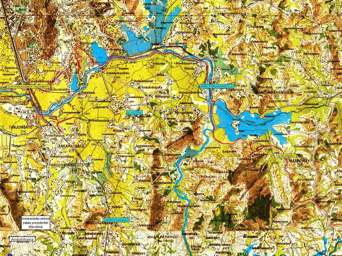 carte Ambohijanaka Masindray