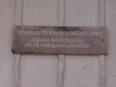 tombeau rambolamasoandro