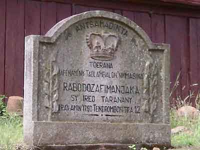 tombeau de Ratsimisotry frère de Rabodozafimanjaka