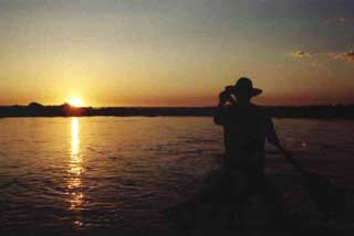 coucher de soleil sur Madagascar 