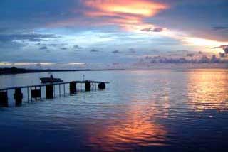coucher de soleil sur Madagascar 