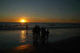 coucher de soleil sur Madagascar 