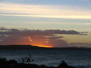 coucher de soleil sur Madagascar 