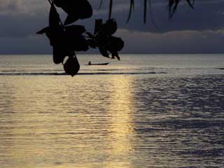 coucher de soleil sur Madagascar 