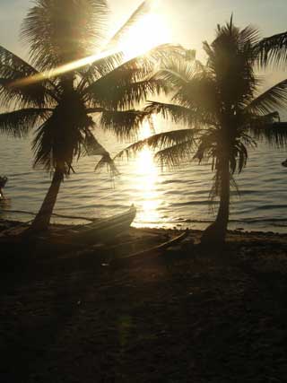 coucher de soleil sur Madagascar 