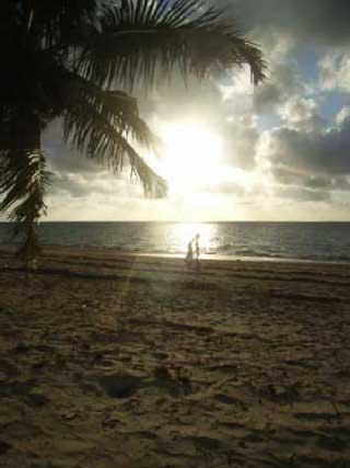 coucher de soleil sur Madagascar 