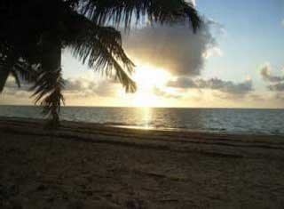 coucher de soleil sur Madagascar 