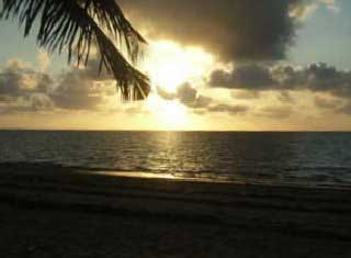 coucher de soleil sur Madagascar 