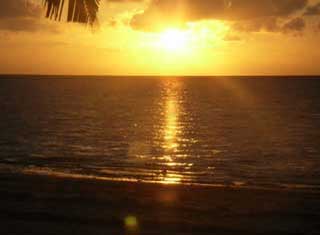 coucher de soleil sur Madagascar 