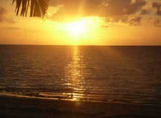 coucher de soleil sur Madagascar 