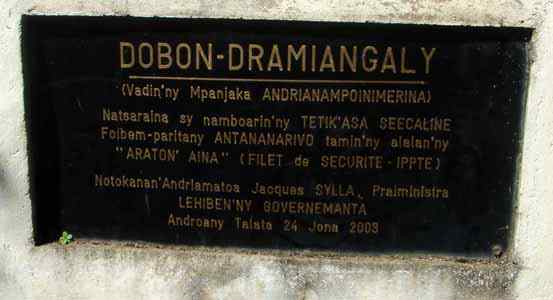 Dobon Dramiangaly: lac de Ramangialy