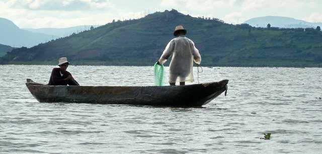 pêche sur le lac Itasy