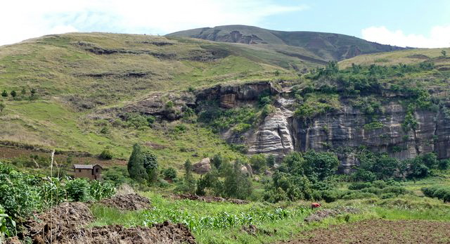 falaise de lave