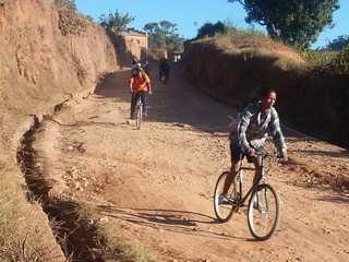 Michel sur un vtt