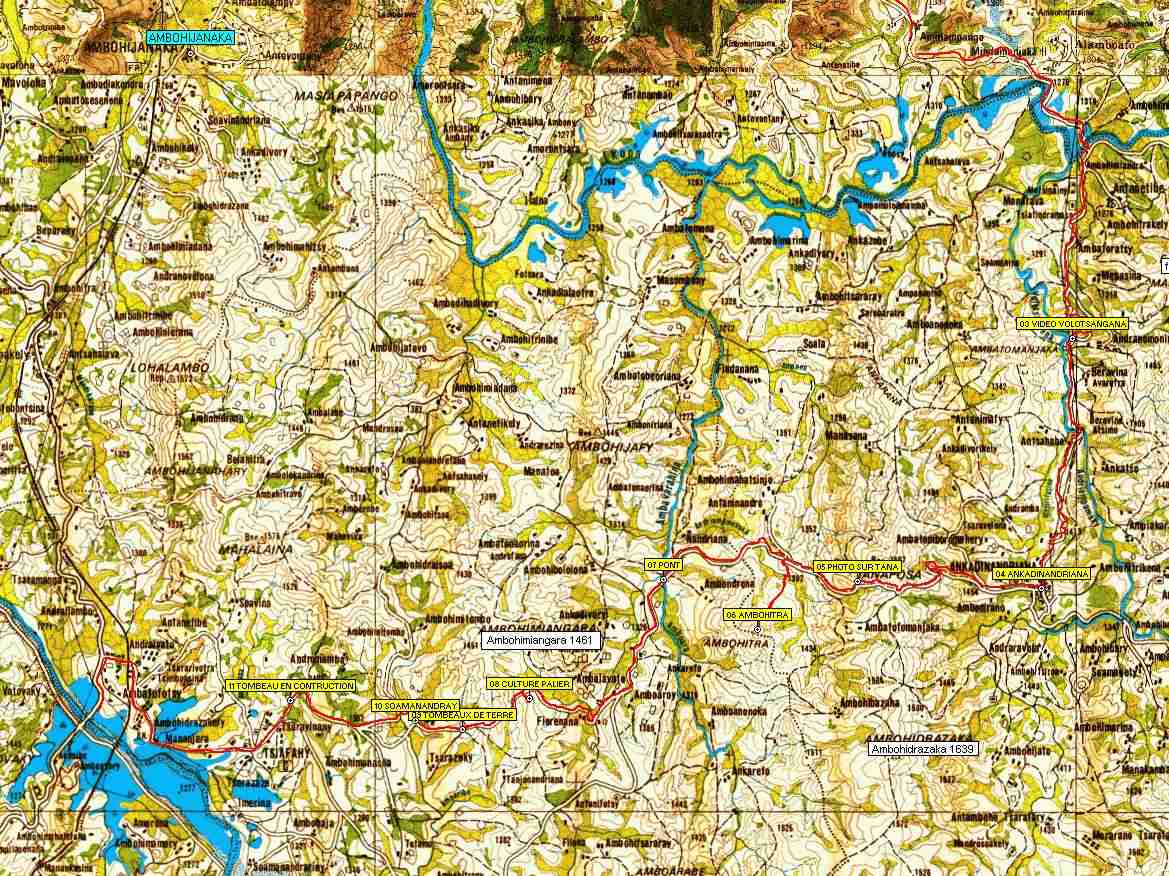 carte Ankadinandriana Tsiafahy Ambatofotsy