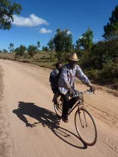 cycliste et son épouse