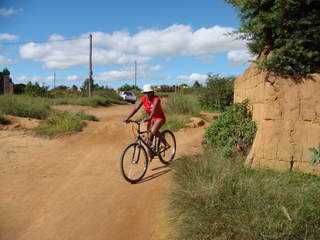 Sissi et son vtt