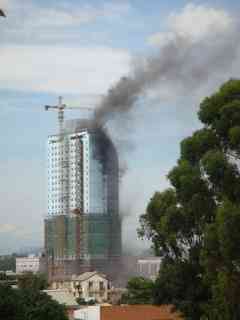 incendie sans gravité (court circuit dans les cablages du sous sol) du 22 07 2008 09h11 